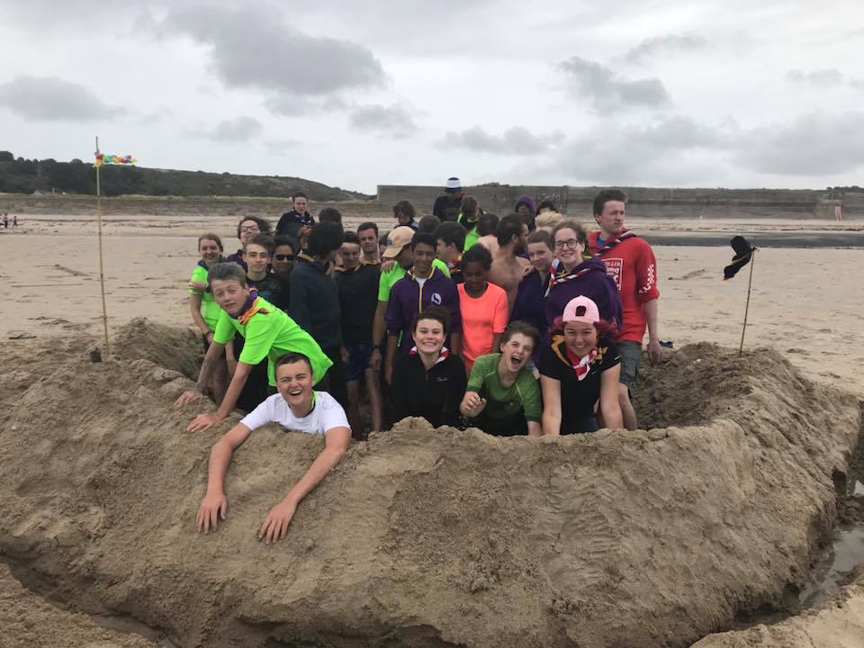 The results of the hole digging competition