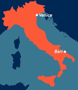 bari to venice